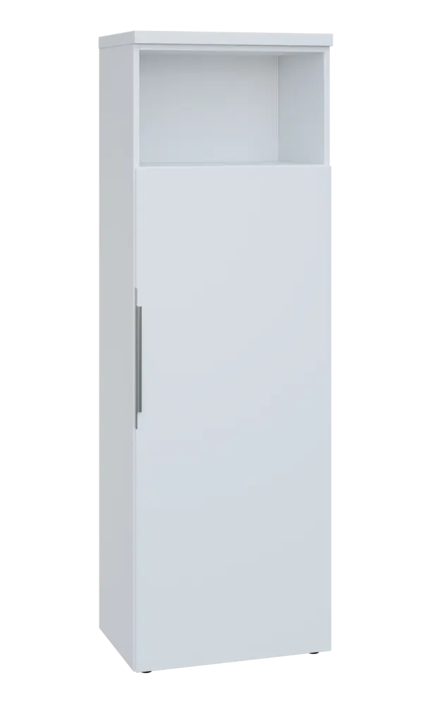 SIN 5 - 6DN kancelářská skříň, 1-dveřová/nika, pravá, 1820x600x400, bílá